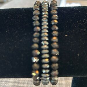 Beaded bracelet.  Set of 3.